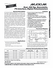 DataSheet MAX5479 pdf